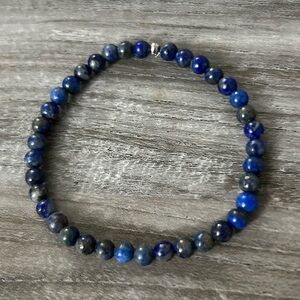 Lapis Lazuli Beaded Bracelet